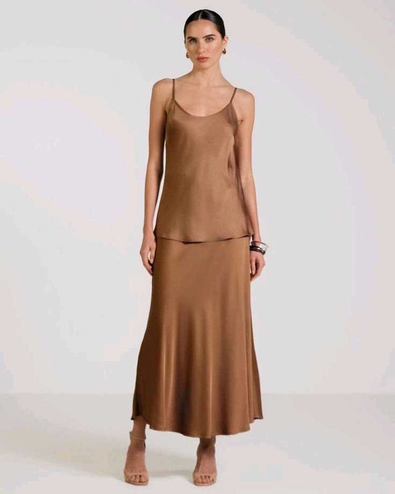 satin cami top