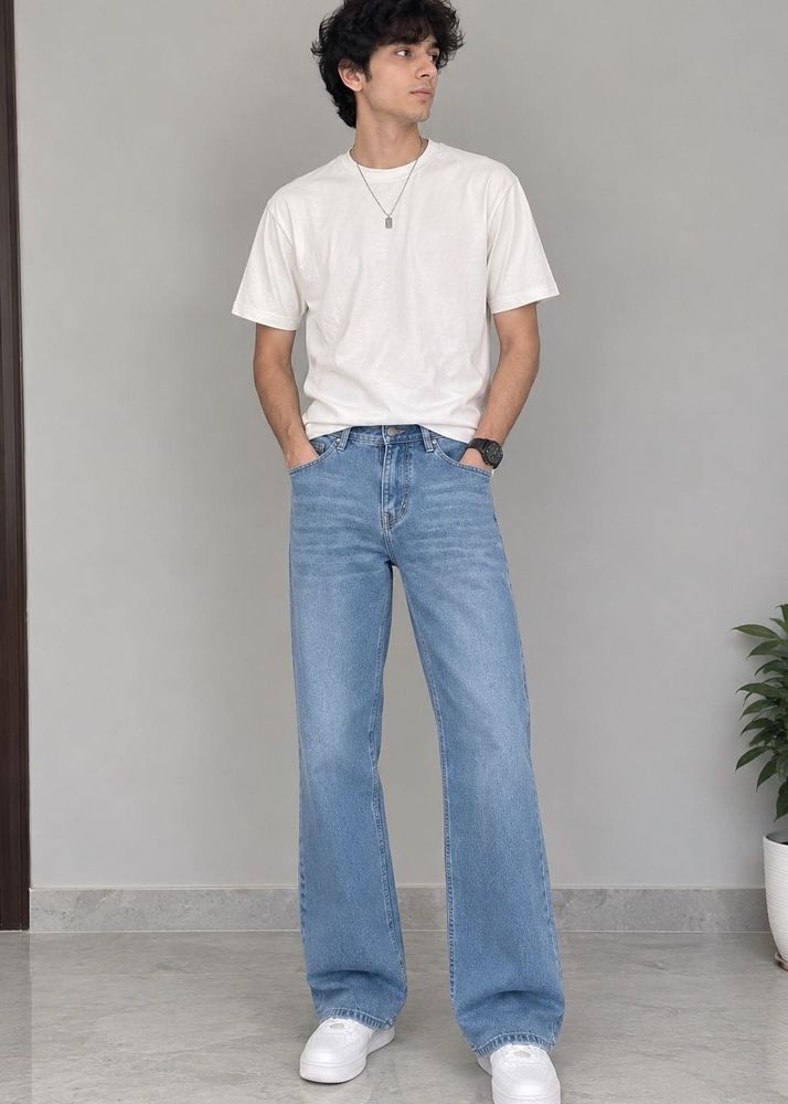 Light Wash Denim Jeans