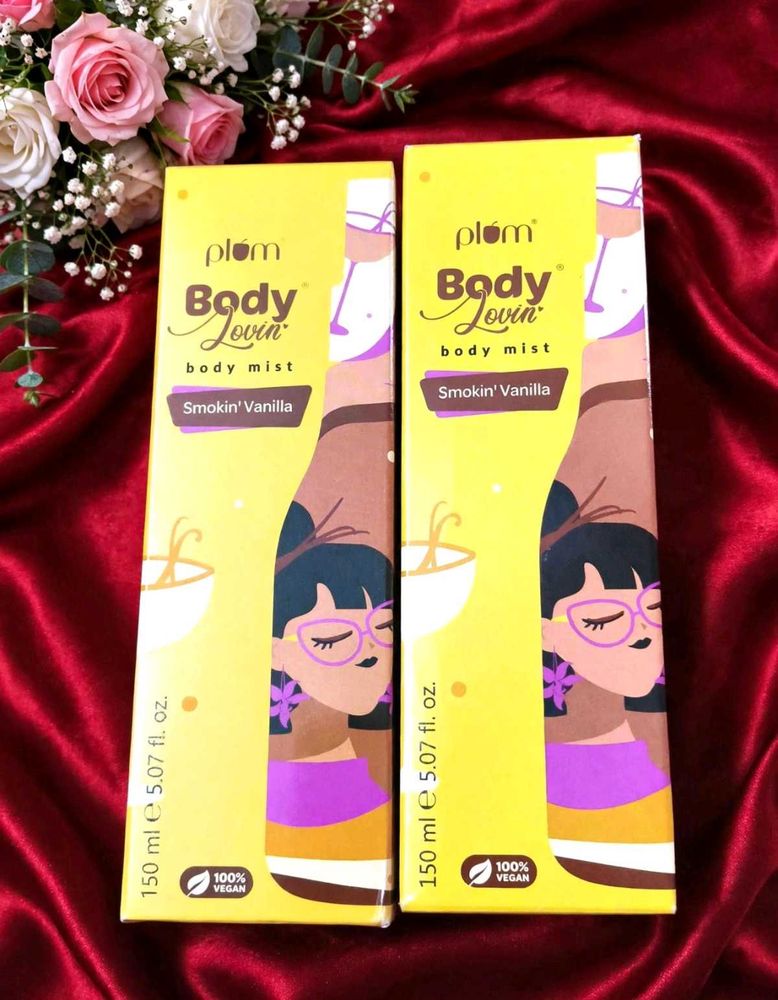 Pack of 2 💛 Plum BodyLovin' Smokin' Vanilla Body