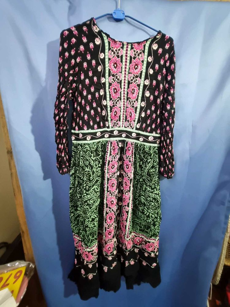 Bohemian Style Midi Dress