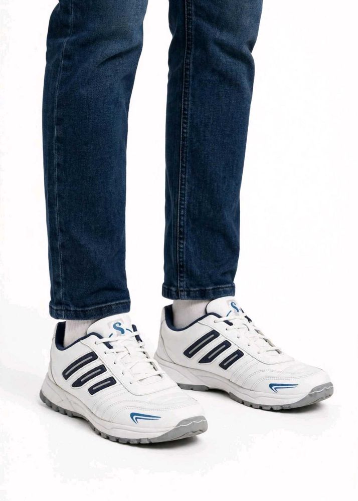 Men's White Sport Shoes