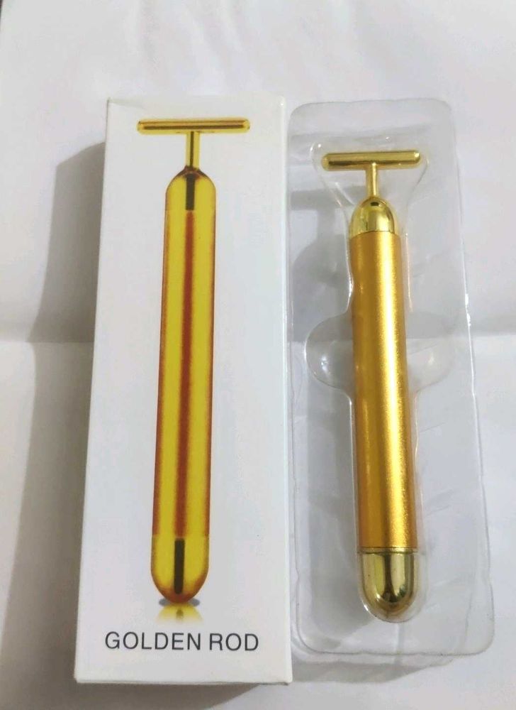 Golden Rod Face Massager