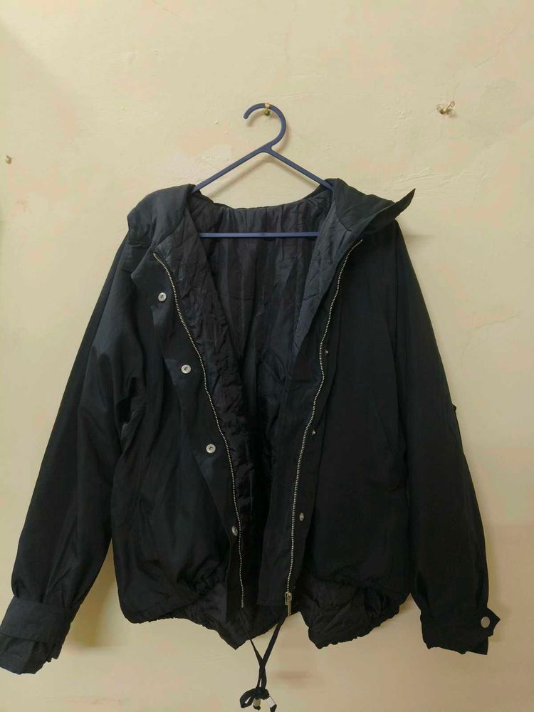 Stylish Unisex Black Casual Jacket