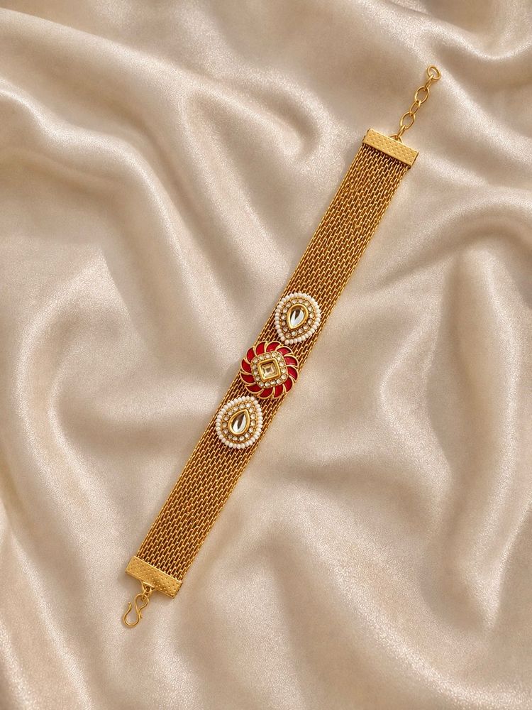 Exquisite Gold Tone Bracelet