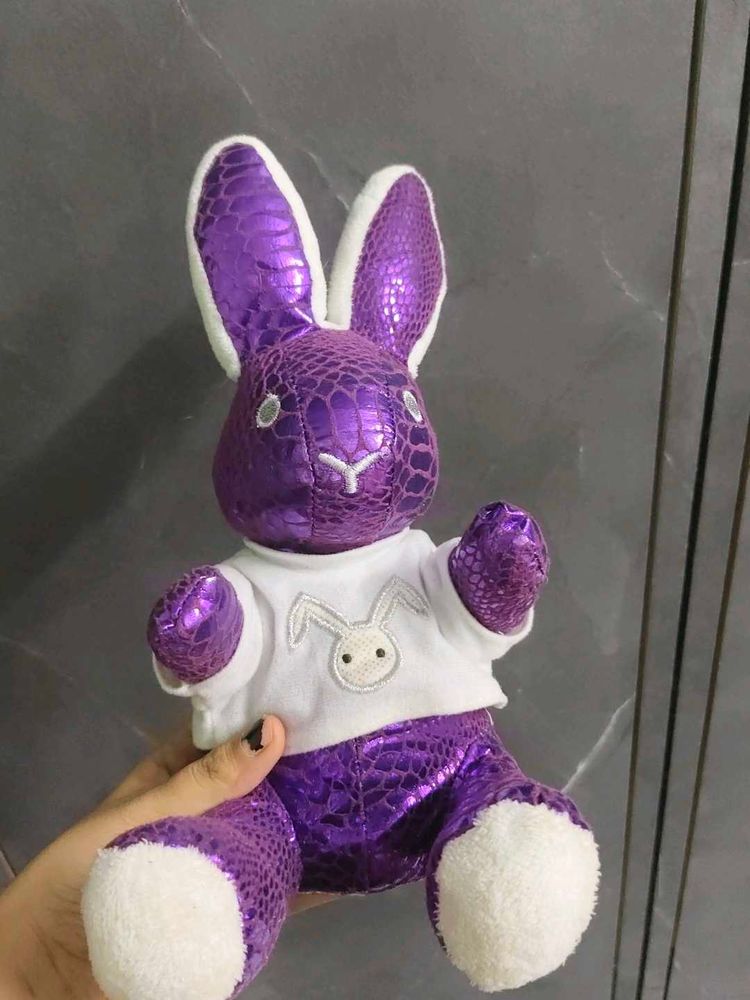 Cute Purple Bunny Plush Toy
