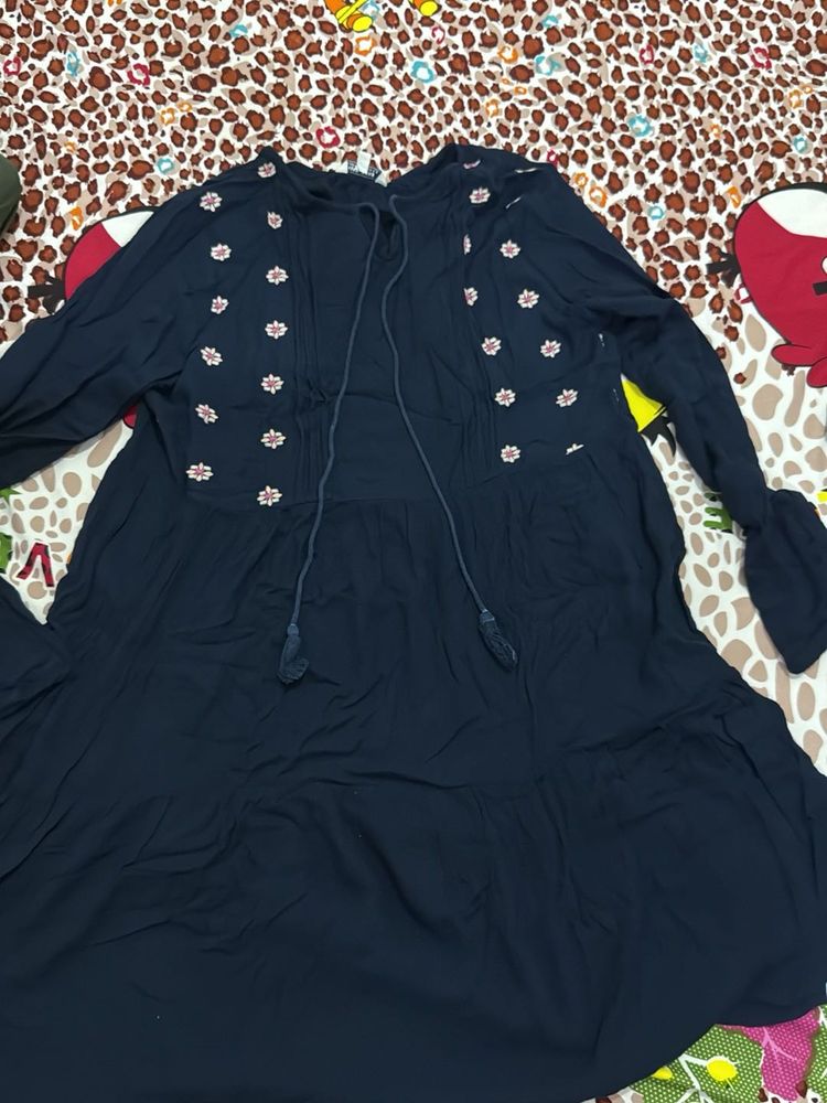 Floral Embroidered Dress