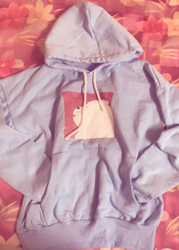Oversized pastel blue hoddie🌀