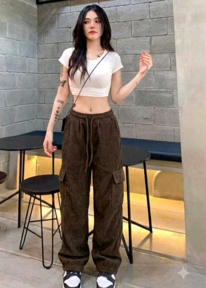 Brown Cargo Pants