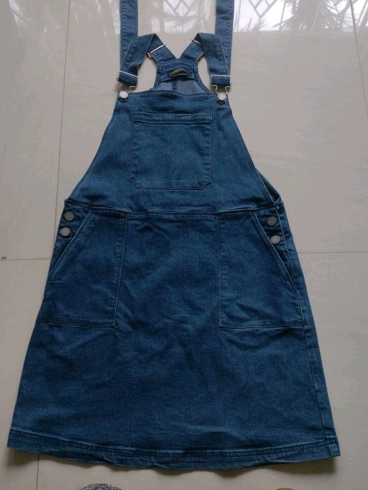 Denim Overall Dress