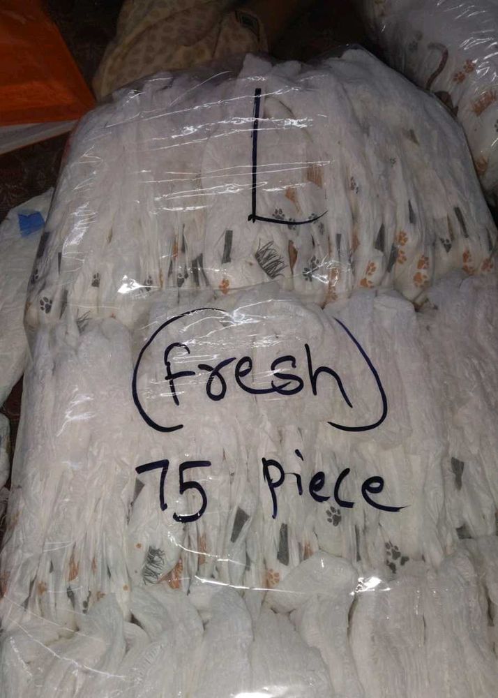 Fresh Diaper Pack - 75 Pieces .. 2 pac