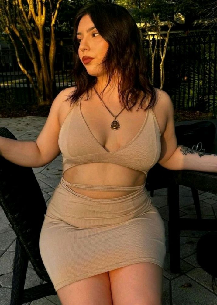 Beige Dress