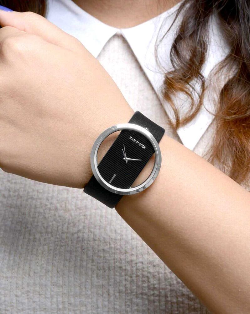 Joker &amp; Witch Women Black Analogue Watch