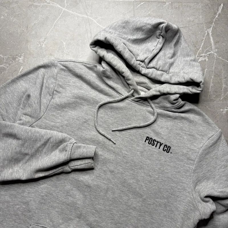 Men's h&amp;m Grey posty co. Hoodie