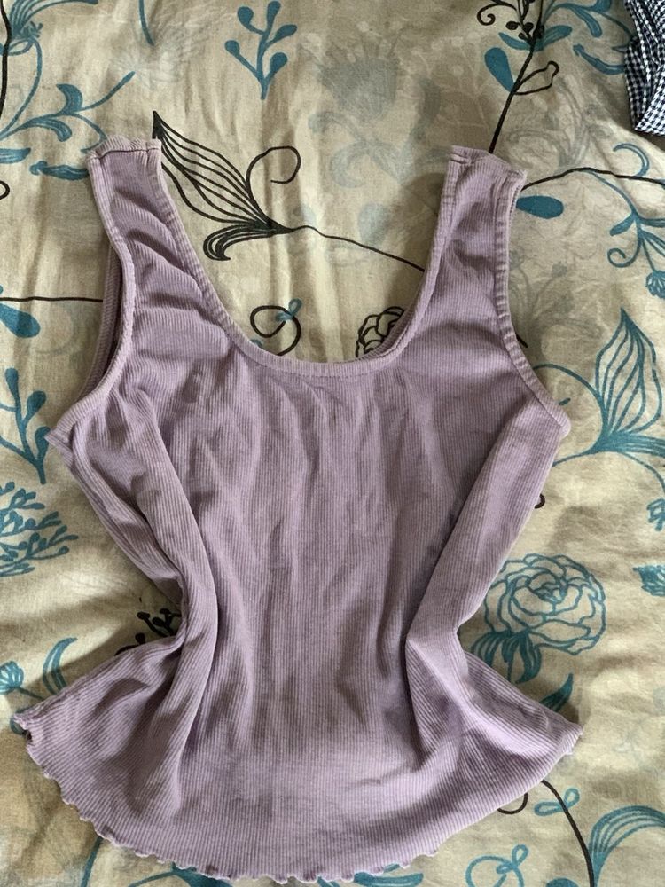 Lavender Ribbed Tank Top💜