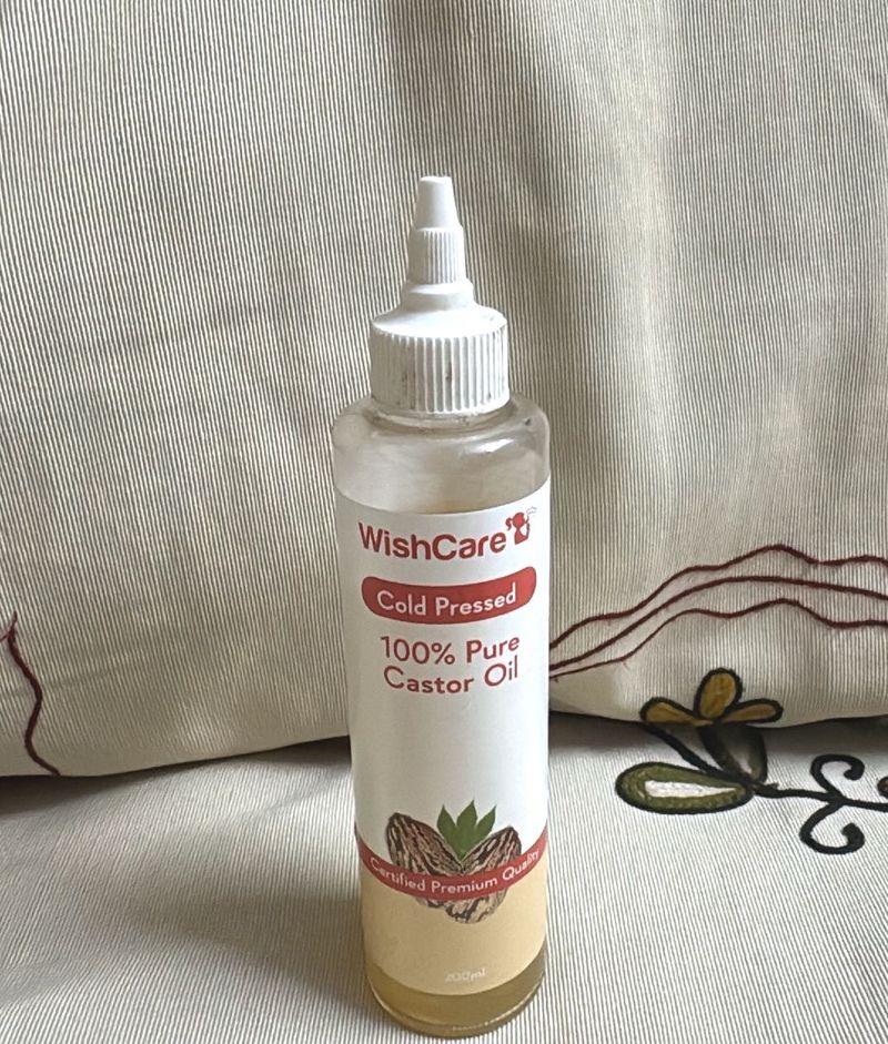 WishCare 100% Pure Cold Pressed Castor Oil