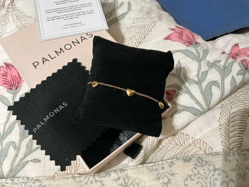 Palmonas lunar heart bracelet Anti tarnish
