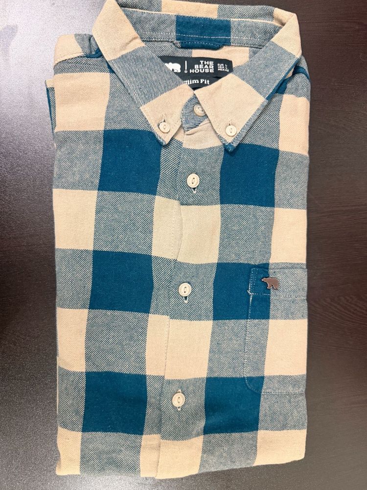 The Bear House Plaid Flannel Shirt