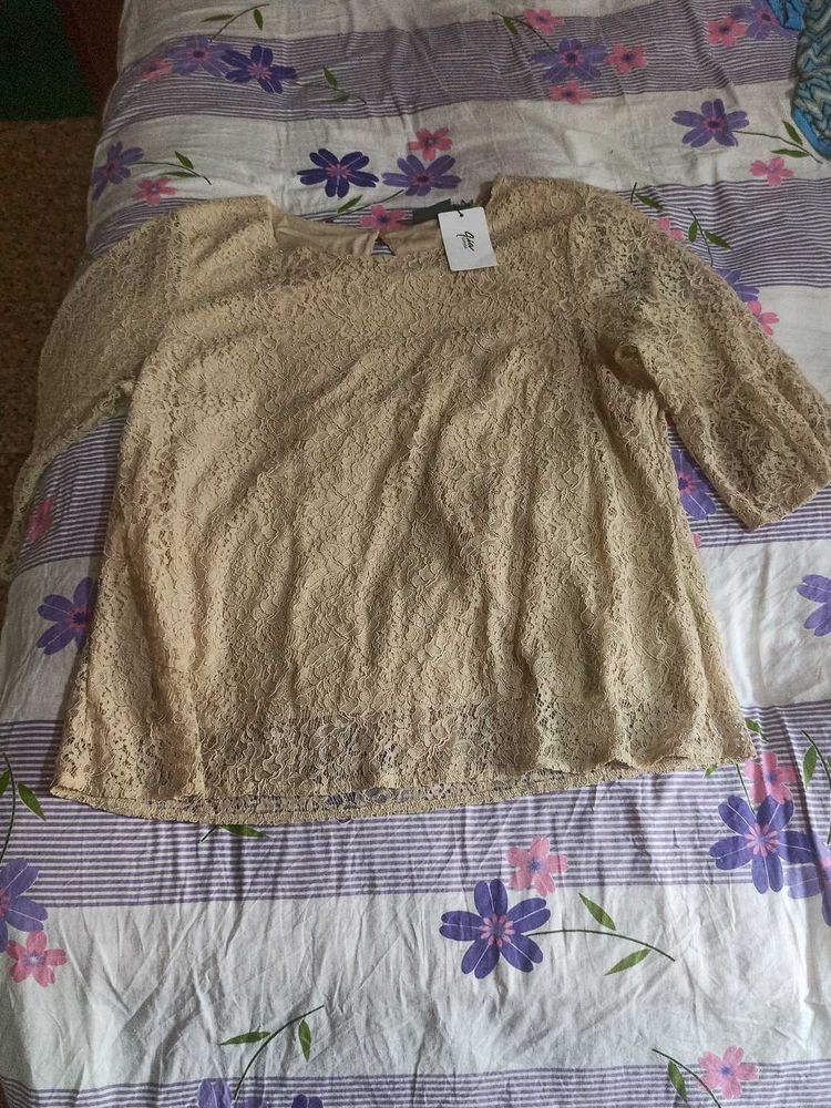 Elegant Lace Top - New with Tags