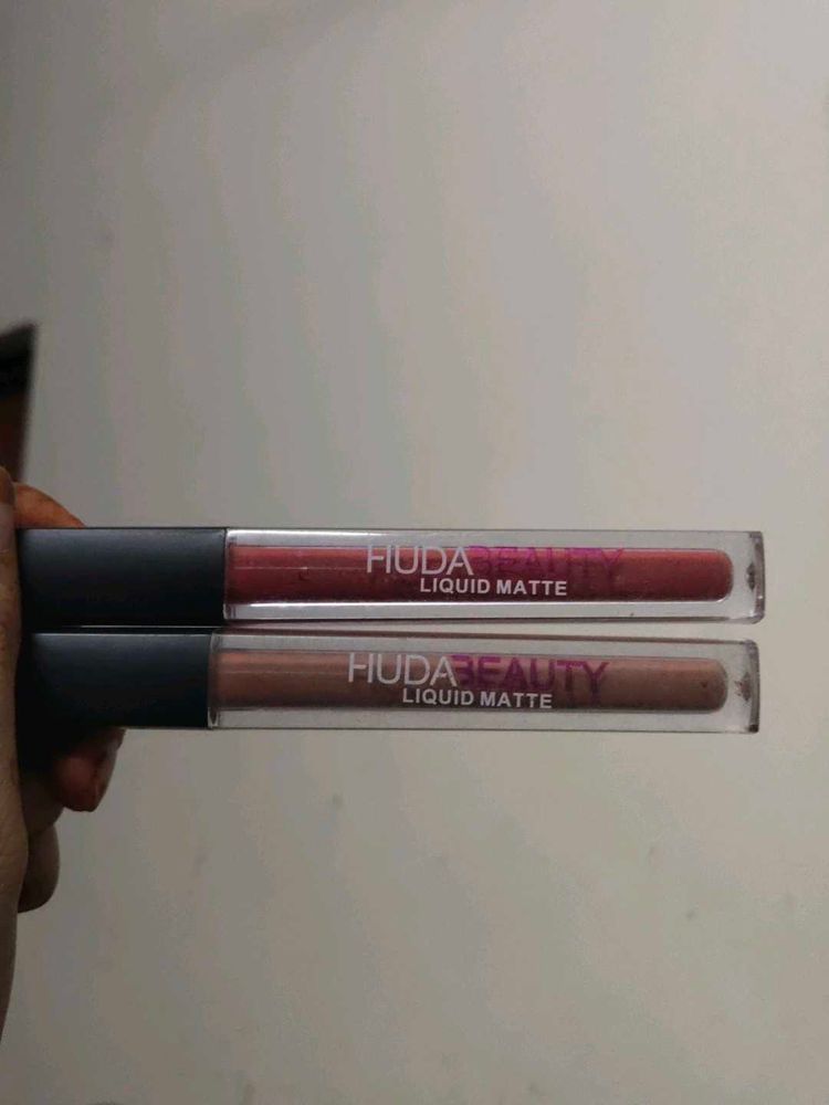 Huda Beauty Liquid Matte Lipsticks (2 Shades)