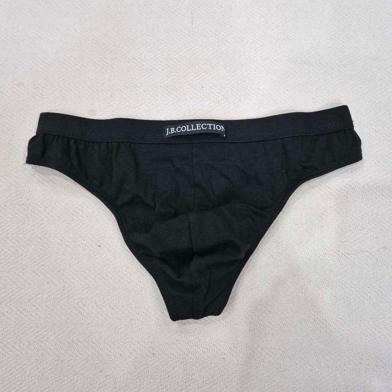 Men's Black Briefs J.B. Collection