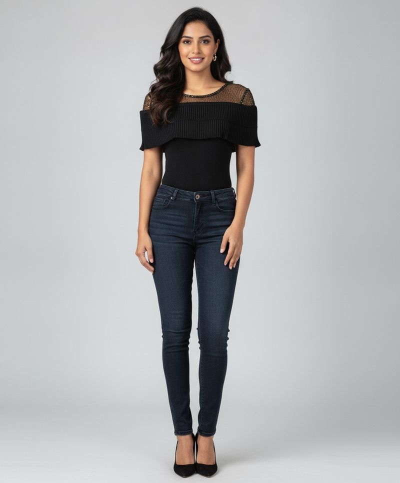 Black 'Off-Shoulder Top' 💕