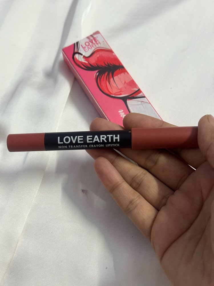 Love Earth Non Transfer Crayon Lipstick