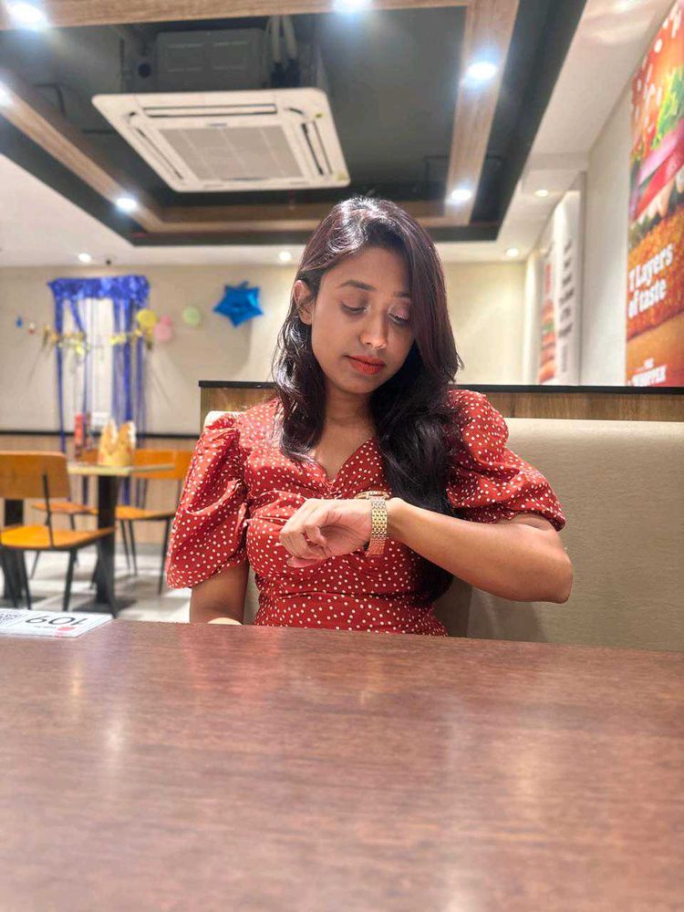 Chic Red Polka Dot Dress
