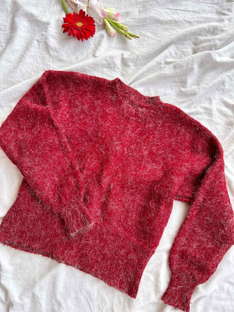 Red Partywear Sweater for Christmas