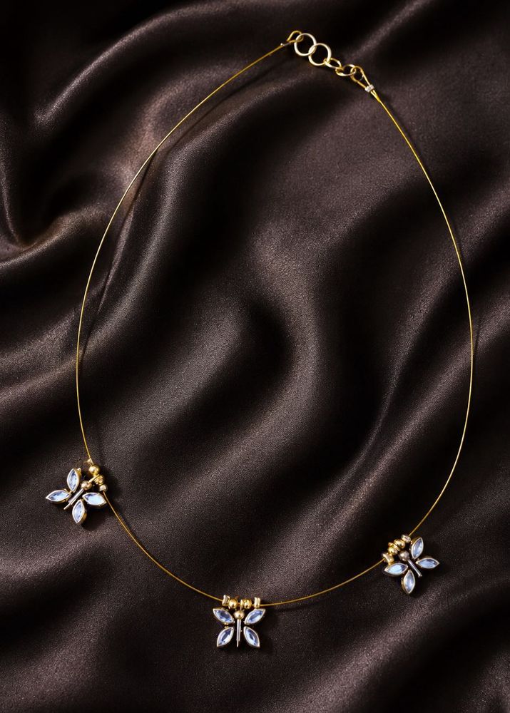Handmade Invisible Delicate Butterfly Necklace