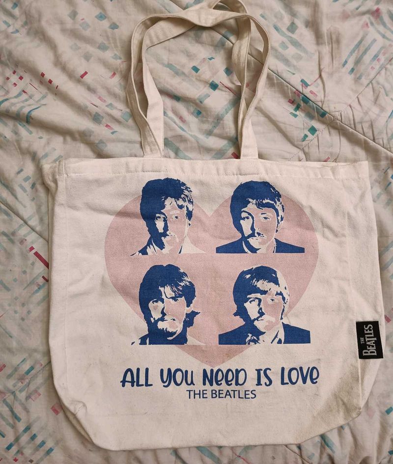 The Beatles "All You Need Is Love" Tote Bag