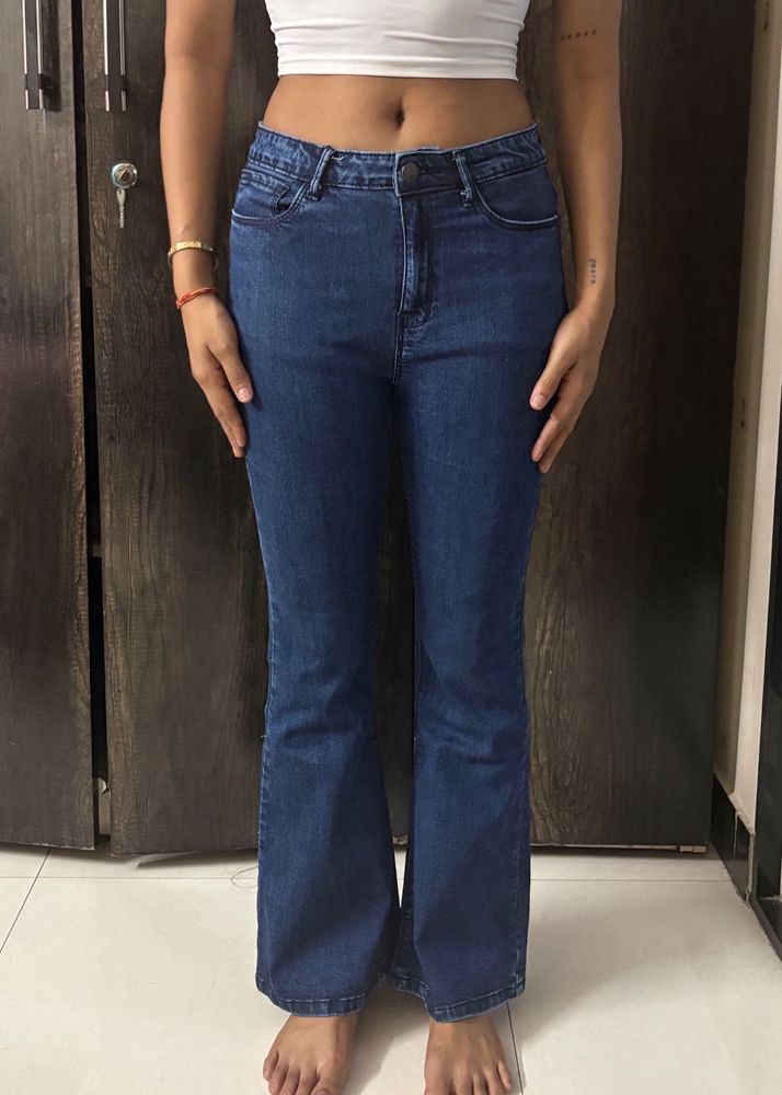 Classic Blue Flare Jeans
