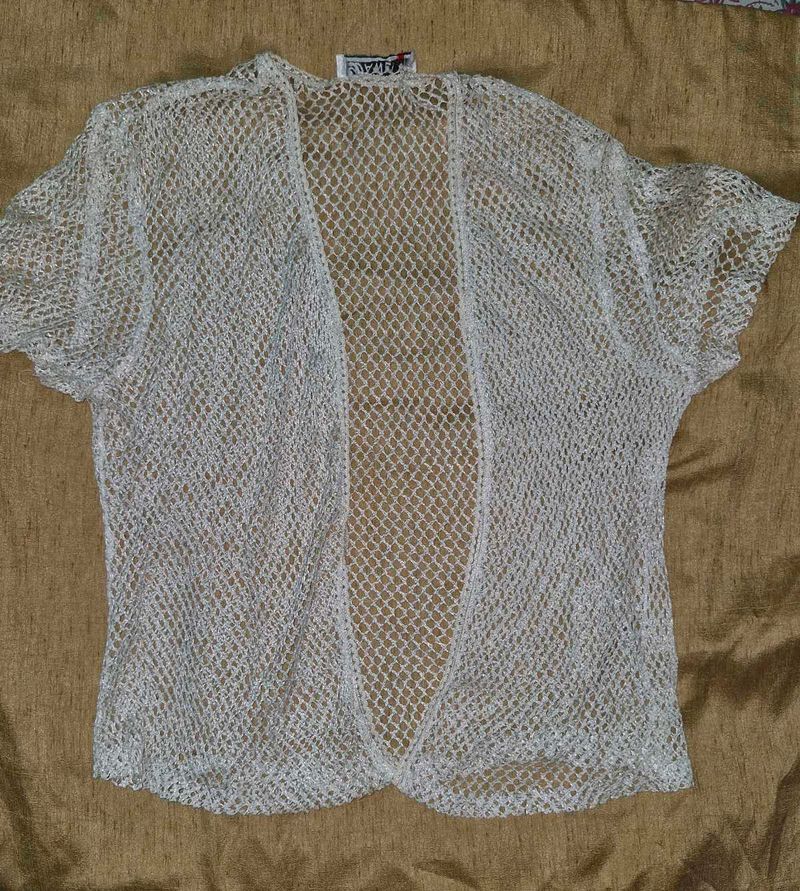 Sheer White Shrug