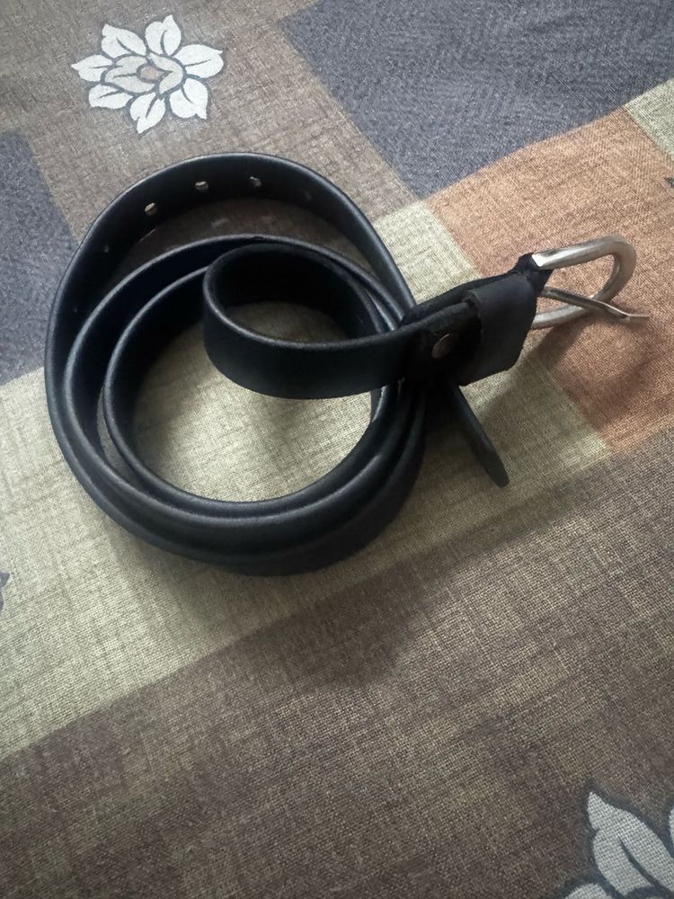 Leather belt