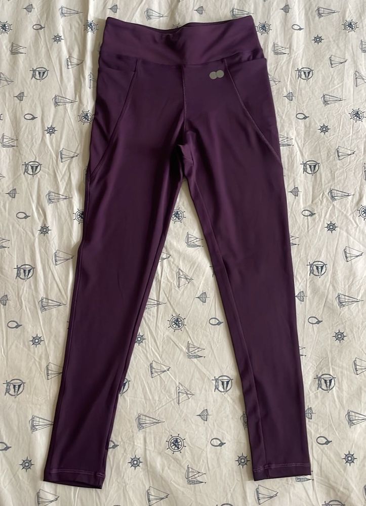 Women's Purple Athletic Leggings