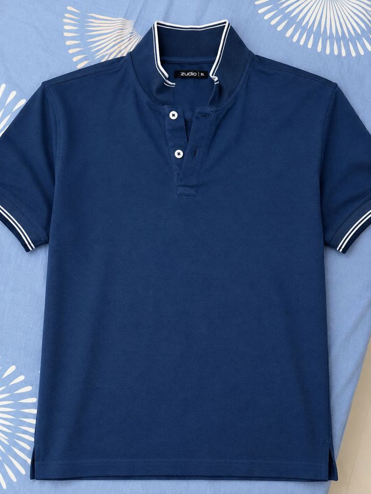 Men's Blue Polo T-Shirt