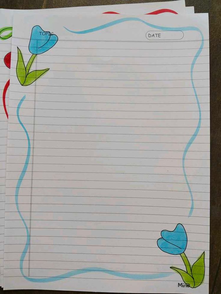 (20)decorative punch sheets for project work