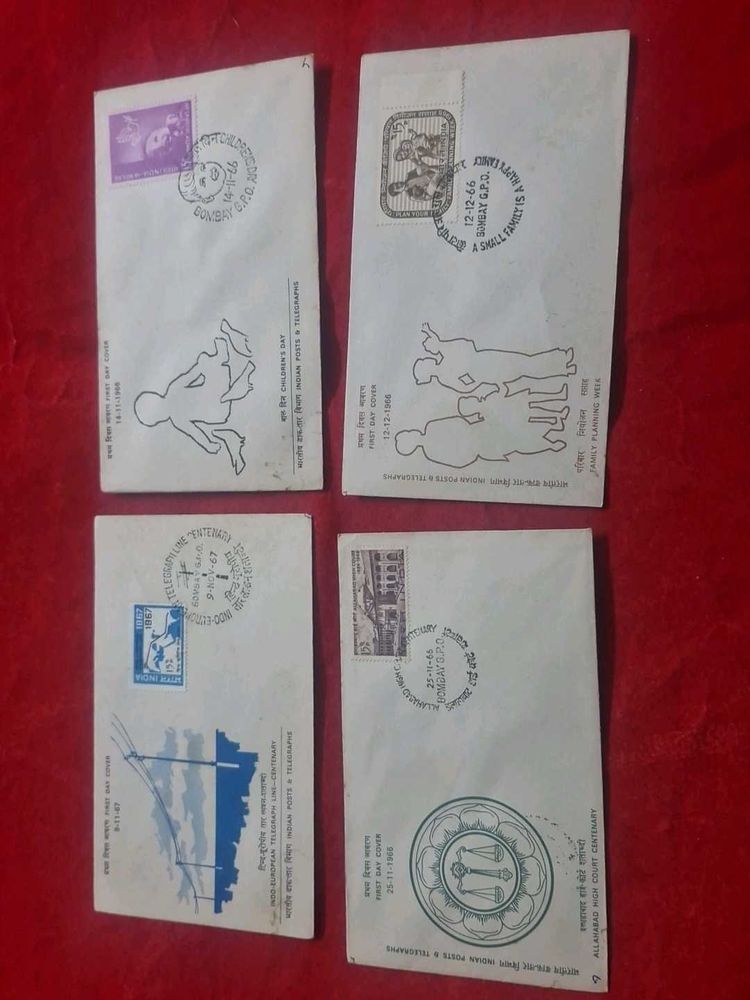 Vintage Indian First Day Covers Collection