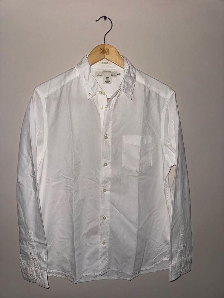 H&amp;M Classy White Button-Down Shirt