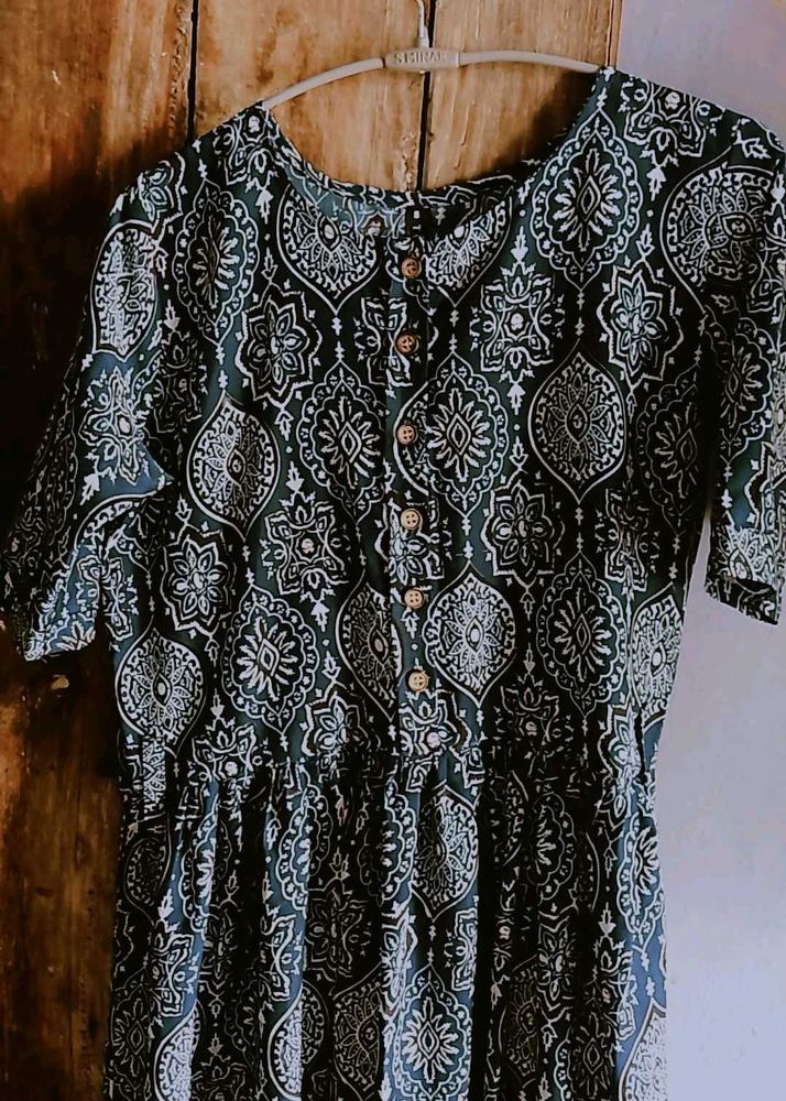 Stylish Printed Maxi Dress