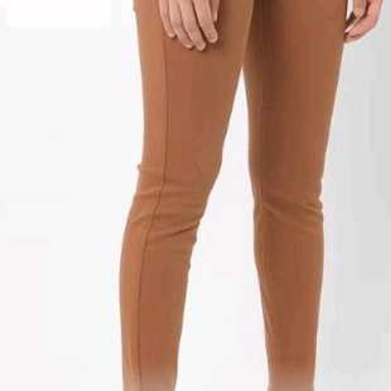 Brown Slim Fit Pants