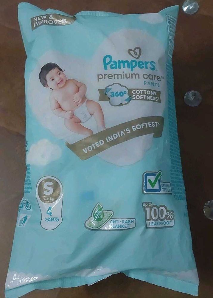 Pampers Premium Care Pants Diapers Size - S