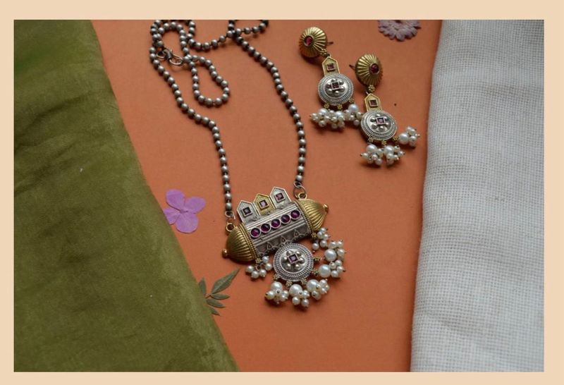 Ethnic Necklace &amp; Earring Set