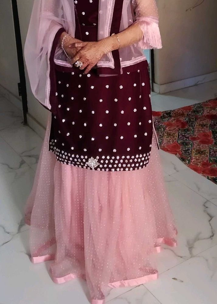 Diamond Top With Skirt