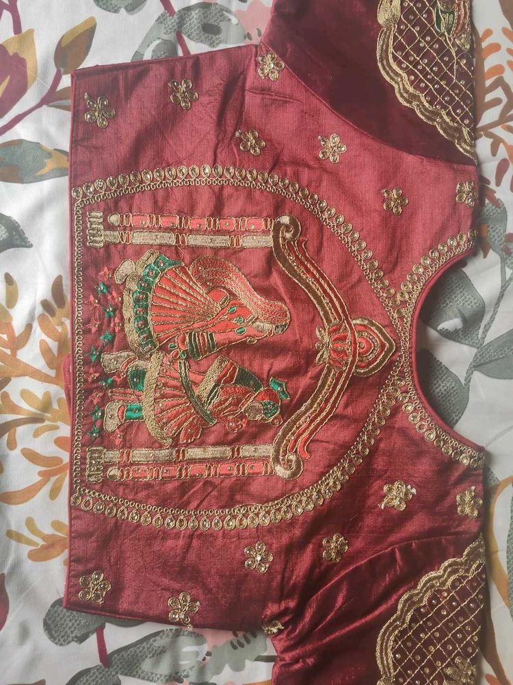 Beautiful Embroidered Silk Blouse