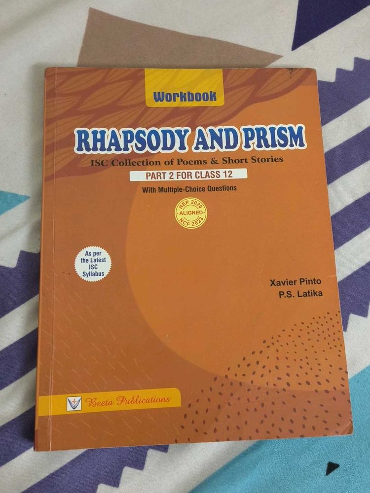 prism and rhapsody workbook isc by xavier pinto