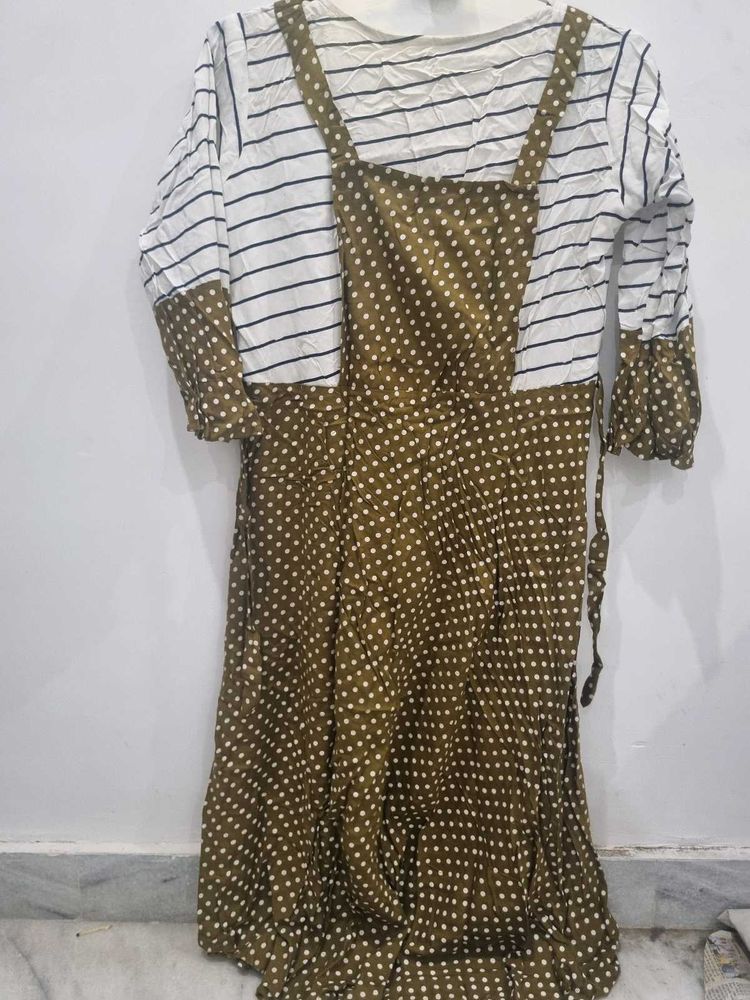 Striped &amp; Polka Dot Dress