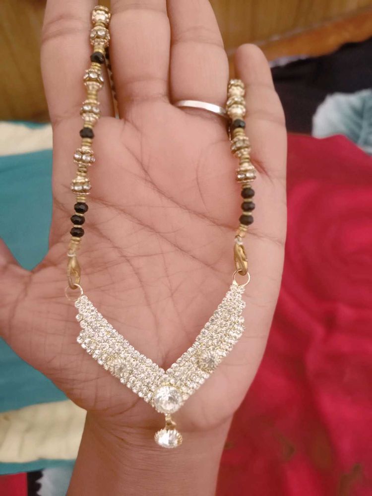 new Stunning Mangalsutra with Rhinestone