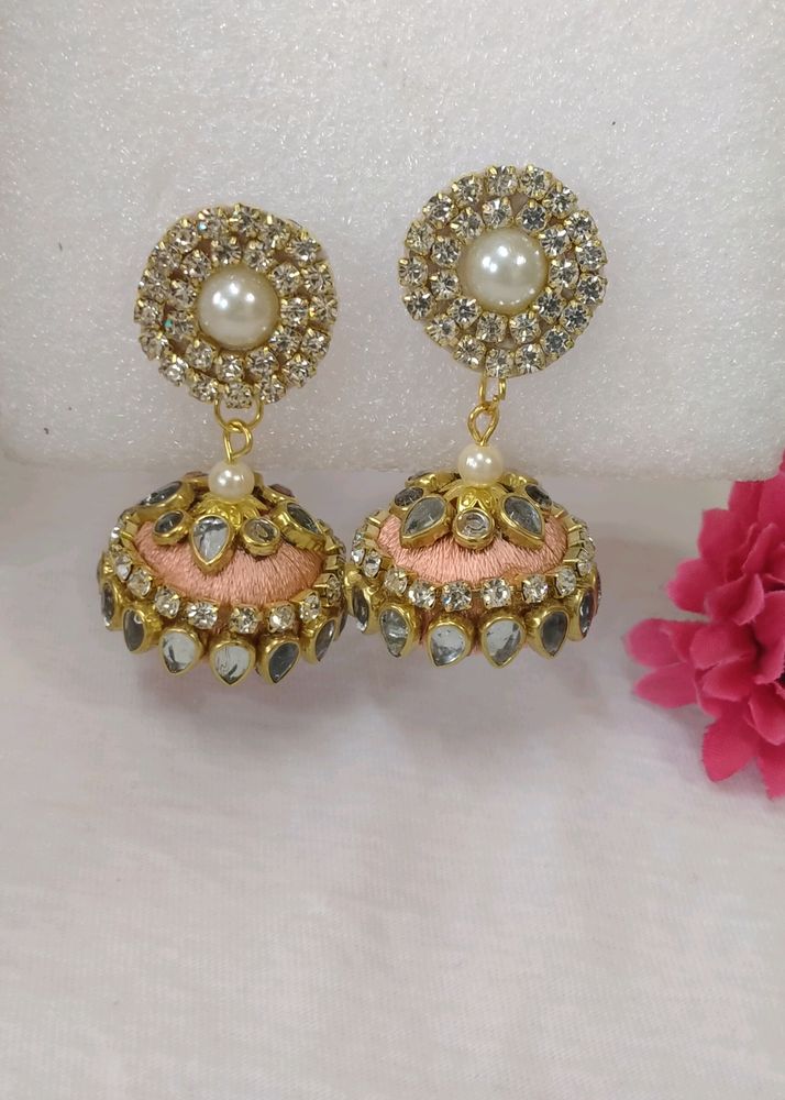 Silk Thread Jhumka 🥰