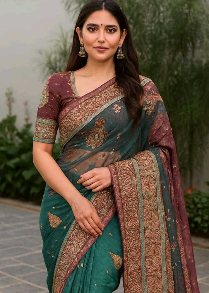 heavy bridal saree in just 1k