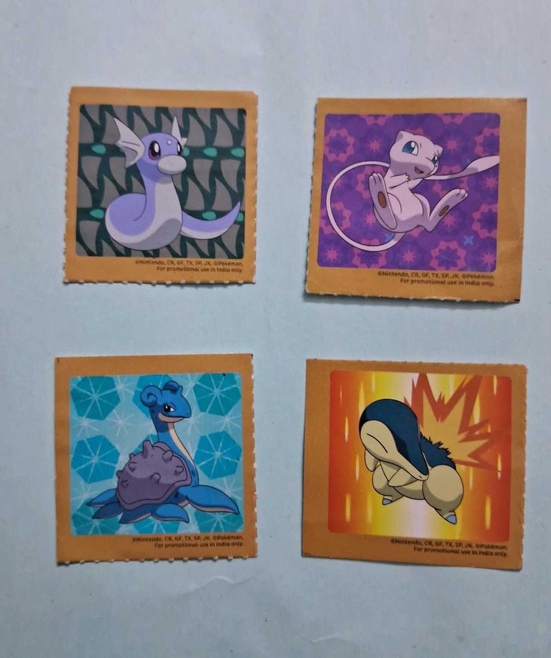 Oreo Pokemon Stickers Lot